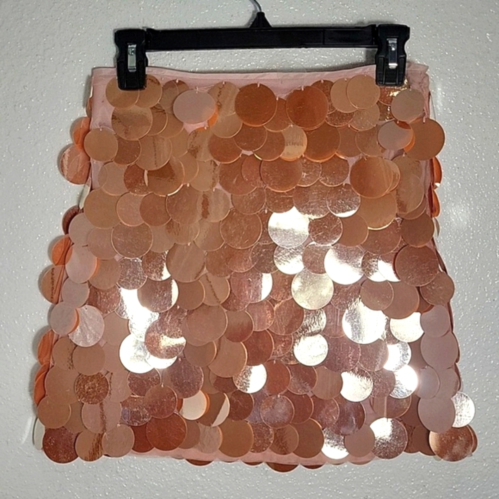 J Crew Collection circle-sequin mini skirt Sz 0 CA746 NWT - Picture 8 of 8